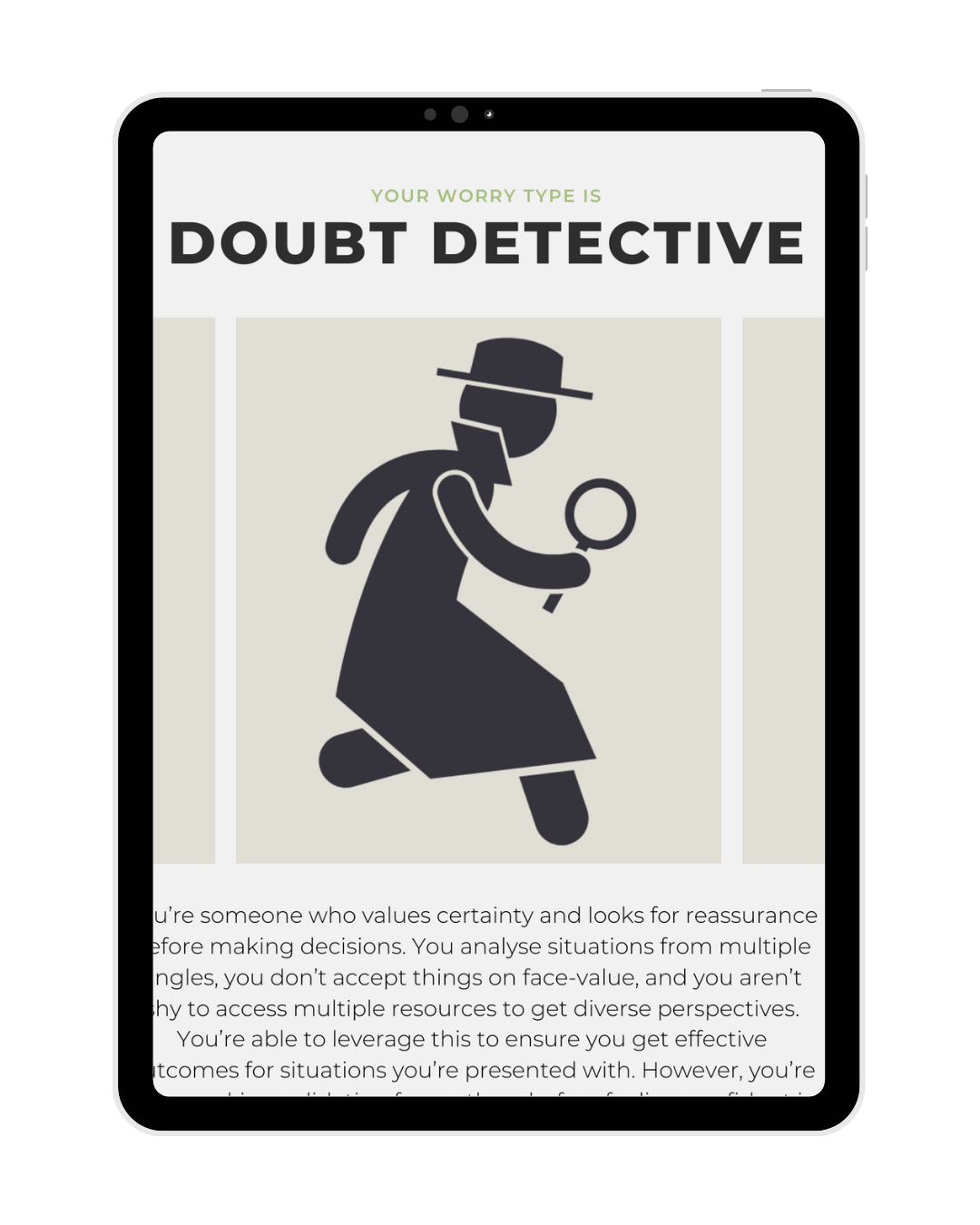 Discover Your Worrier Type Quiz